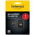 (Intenso) - SDHCmicro+ad-4GB/Class10