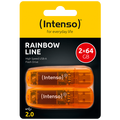 (Intenso) - USB2.0-64GB/Rainbow, 2 kom