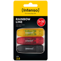 (Intenso) - USB2.0-32GB/Rainbow, 3 kom