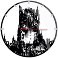 DC - Gloss Wall Clock Batman 002