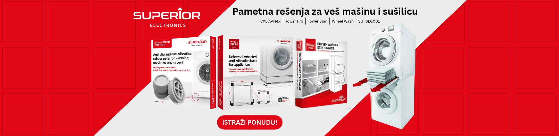 Postolja za susilice i ves masine 